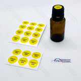 Oil Cap Stickers - C