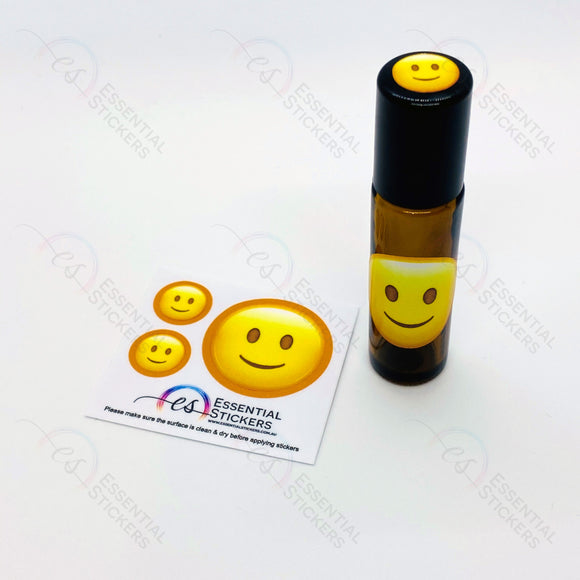 Emoji Roller Bottle Sticker Sets