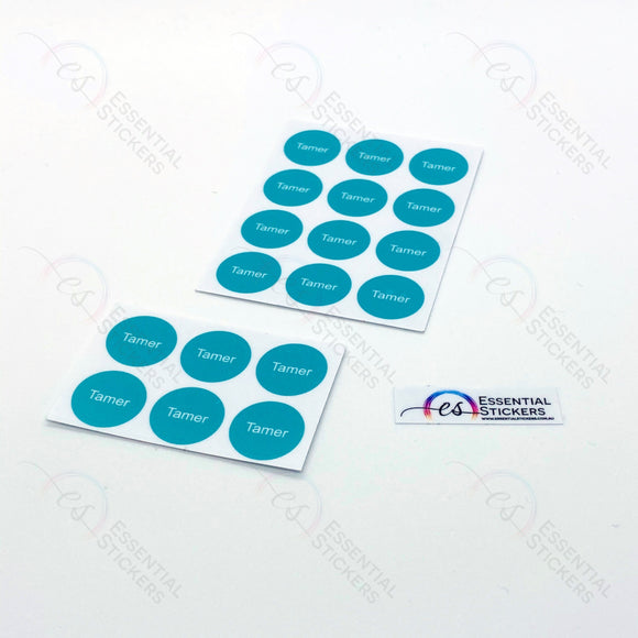 Oil Cap Stickers - T